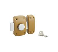 Serruprix 00909401 Verrou de porte 9401 à bouton et cylindre ø 23 x 45 mm 3 clés