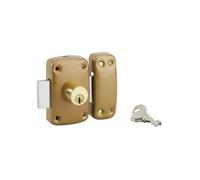 Serruprix 00919404 Verrou de porte 9404 à double cylindre ø 23 x 45 mm 3 clés