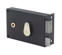 Serrure 1 point en applique - JPM - 114000-01-1Y - 4 gorges - Fouillot 56 mm - Coffre 140x88 mm