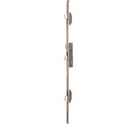 Iseo Serrure 3 points à larder Electa Inox – pêne réversible, têtière U, Axe 35, 1860x24x6