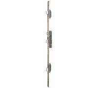Iseo Serrure 3 points à larder Electa Inox – pêne réversible, têtière U, Axe 35, 1860x24x6