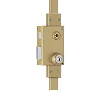 Serrure 3 points KESO 8000 verticale fouillot cylindre 45 mm gauche sans tringle JPM 511000 92 2AFB