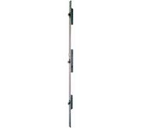 Iseo Serrure 3 points Multiblindo Inox - pêne réversible
