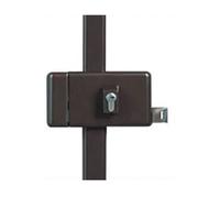 Serrure 3 points profil européen horizontale fouillot V5 marron droite - - 16587000