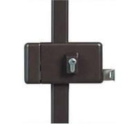 Serrure 3 points profil européen horizontale fouillot V5 marron gauche - VACHETTE - 16588000 G