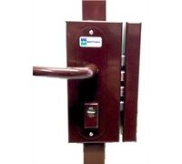Mottura Serrure 3 points Série 468 - profil européen marron A2P* droite - 38468VDA2P