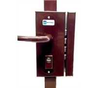 Serrure 3 points Série 468 profil europeen coloris marron A2P* droite - MOTTURA - 38468VDA2P Noir G