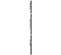 Serrure 3 points TF3 à relevage 36mm STREMLER Axe 21 U24x6mm inox - pêne 1/2 tour perroquet - 6570.36.C Noir G