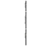 Serrure 3 points TF3 pêne dormant 1/2 tour 45 mm STREMLER pêne C perroquet+fourreau U24x6 Axe 26 - 6470.41.4C