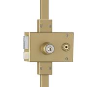 JPM Serrure 3 points VEGA fouillot horizontal cylindre de 45 mm gauche 504000-18-2A