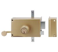 Serrure 3 points VEGA horizontal tirage cylindre de 45mm gauche - JPM - 530000-17-2A