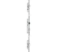 Serrure 3 points TF3 à relevage 36mm STREMLER Axe 21 U24x6mm inox - pêne 1/2 tour perroquet - 6570.36.C