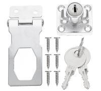 Serrure à Clé pour Tiroir et Armoire, Alliage de Zinc, 2,5 Pouces | Fermeture Antivol Résistante à Rouille, Adaptée aux Vitrines de Magasin, Portes de Présentation et Meubles Domestiques