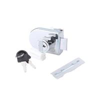 serrure à cliquet pour porte en verre Serrure à poussée en verre | Serrure à cylindre for portes coulissantes en verre sur meuble(Type 3 Single)