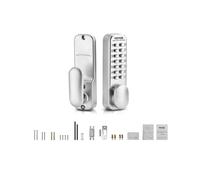 Serrure à code mécanique VEVOR 14 touches - pour porte d'entrée encastrée 35-65 mm, sans clé
