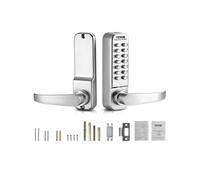 Serrure à code mécanique - VEVOR - OL-209D2-BB-C-03 - 14 touches - Acier inox - Pour portes 35-65 mm