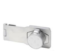 Serrure à combinaison électronique avec clavier 4-16 chiffres et technologie anti-peeping, alliage de zinc, rechargeable par USB, installation sans perçage pour armoire, tiroir, réfrigérateur ou