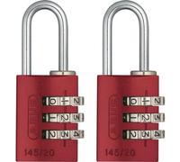 Serrure à combinaison en aluminium, rouge