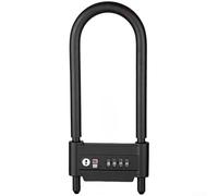 Serrure à combinaison en U étanche et antirouille pour portes en verre, cadenas antivol robuste avec anse réglable de 160 mm à 300 mm, serrure de sécurité à code 10 000 en acier inoxydable et fer