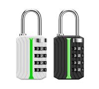 Serrure à combinaison pour casier | Cadenas de porte étanche sans ermeture éclair | Pour bureau, entrepôt, garage, portail, patio, porche, déménagement, randonnée
