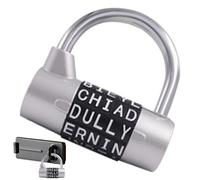 Serrure à combinaison Word - Métal 6.4x6.3x3cm Portable Password Padlock with Letter Code Design | Heavy Duty Security Lock for Cabinet Drawer Fence Door Locker Luggage Chain Storage