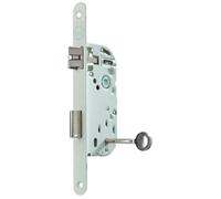 Serrure à encastrer à clé - YALE - Y75R-A40/B/SC - Axe 40 mm, coffre 135 mm - Certifié NF Niveau 2 - Blanc, Gâche et Clé inclus