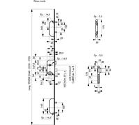 Serrure à encastrer multipoints 3 points NF QC TRIMAX à 2x2 pênes ronds, hauteur 2250mm, sans gâches - THIRARD