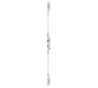 Serrure à larder 3 points TF pour profil acier pêne dormant demi-tour Série 6270 axe 21mm hauteur 1700mm - STREMLER - 6270.36.0