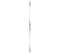 Serrure à larder 3 points TF pour profil acier pêne dormant demi-tour Série 6270 axe 30 mm hauteur 1700 mm STREMLER 6270.45.0