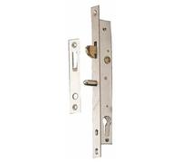 Serrure à larder à crochet - antidégondage - têtière inox - 28/25 MÉTALUX
