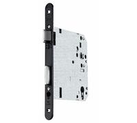 Serrure monopoint à larder PMR noir série D45 pêne dormant axe 120 mm VACHETTE 22722000