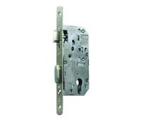 Serrure à larder D455 clé I axe 50 mm bout rond inox sans gâche VACHETTE 22702000