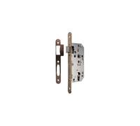 Serrure à larder Laitonnée réversible à fouillot - Clé I - Axe à 40 mm - Série D450 - Vachette