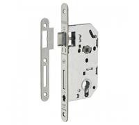 Thirard Serrure encastrable pour porte d'entrée Monomax NF – Axe 50 mm, têtière inox