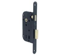 JPM Serrure à larder MULTIBAT Standard 240000-02-1J Axe 50 mm Clé L Fouillot Noir Droite