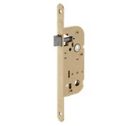 Serrure à larder type GDF Bec de cane THIRARD Axe 40 - Fouillot 6 x 9 mm - Blanc - 00012190