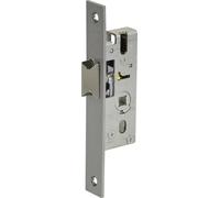 Serrure à loquet à cadre tubulaire WILKA, DM 25, têtière plate 170 x 24 x 3 mm, acier inoxydable