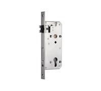 Serrure à mortaiser à pêne dormant, Boîtier de serrure à profil Mortice Sashlock 8550 avec gâche for portes en bois de 35 à 50 mm, multicolore(Grey-85mm)