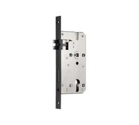 Serrure à mortaiser à pêne dormant, Boîtier de serrure à profil Mortice Sashlock 8550 avec gâche for portes en bois de 35 à 50 mm, multicolore(Black-85mm)