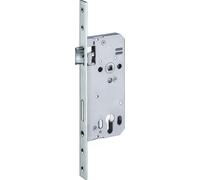 Serrure à mortaiser SOLIDO 451 (R) F PZW, DM 50,fouillot 8,5,anguleux,acier zingué argenté