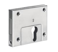 AMF AMF Verrou à pêne 49 DIN L/R PZ avec gâche plate 60 mm Quantité:1