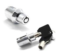 Serrure à poussée for armoire tubulaire M19 M24, for boîte à outils, vitrine, casier, tiroir, distributeur automatique de jeux ATM JA47, 1 pièce(M19 Key different)