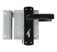 Serrure à visser ABUS BB avec pêne dormant, noir/argent