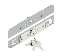 Serrure AA cylindre rond à 2 pivots 6 mm blanc RAL9016 TIRARD AA191010