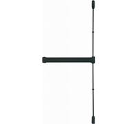 JPM Serrure anti-panique Fluid FL3090-02-0A - Coupe-feu 3 points haut/bas/latéral 900 mm Noir