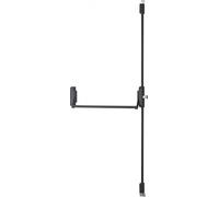 Serrure anti-panique U-Cross pour porte d'entrée 1150mm max, 2/3 pts haut et bas, réversible, noir - THIRARD