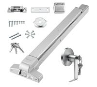 VEVOR Serrure Anti-Panique Universelle pour Porte de Sortie 71-104 cm de Largeur Dispositif Anti-Panique pour Issue de Secours Barre 1 Carré Évacuation Rapide pour Centres Commerciaux Hôpitaux Hôtels