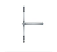 Serrure antipanique push bar - 3 points - réversible - Gris FAPIM