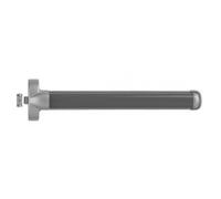 Serrure antipanique push bar Oltre Push - 1 point - réversible - noir FAPIM