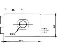 Serrure Applique Horizontale Droite Sécurité Monopoint à Tirage Droite - Assa Abloy